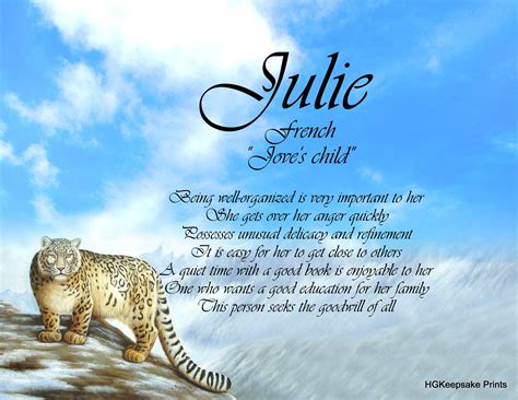 What Is Julie's Full Name at Germaine Heard blog