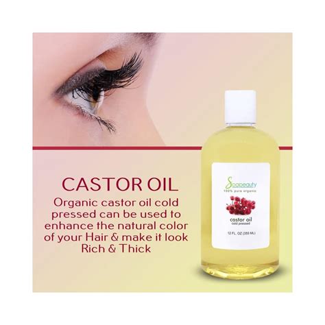Buy Soapeauty Cold Pressed Castor Oil Organic unrefined |100% Pure ...