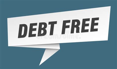 Debt Free Sign 的图像结果