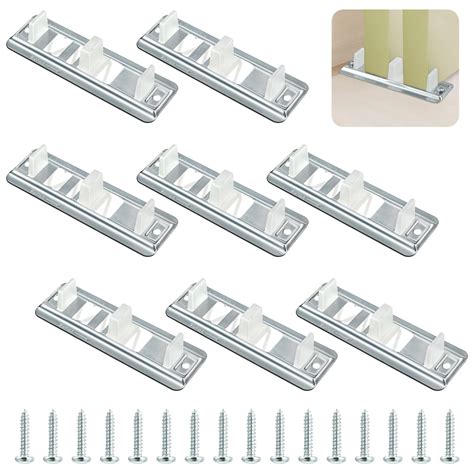 Amazon.com: Enhon 8 Pack Sliding Closet Door Floor Guide Compatible ...