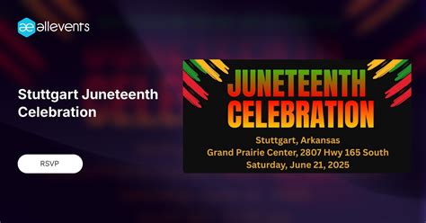 Stuttgart Juneteenth Celebration , 2807 Highway 165 S, Stuttgart, AR ...