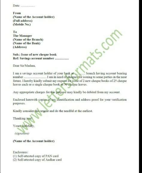 write a letter to bank manager of your bank requesting him to issue a ...
