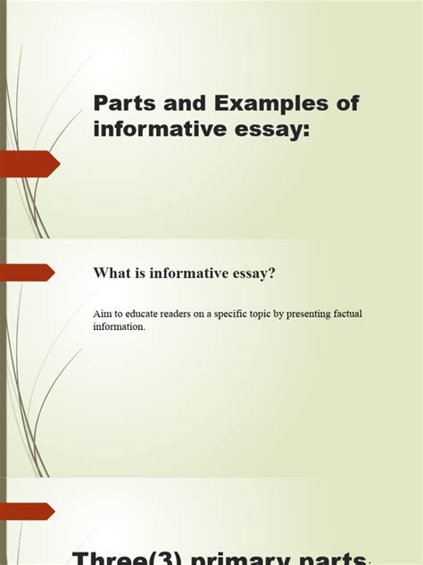 Informative Essay Structure 的图像结果