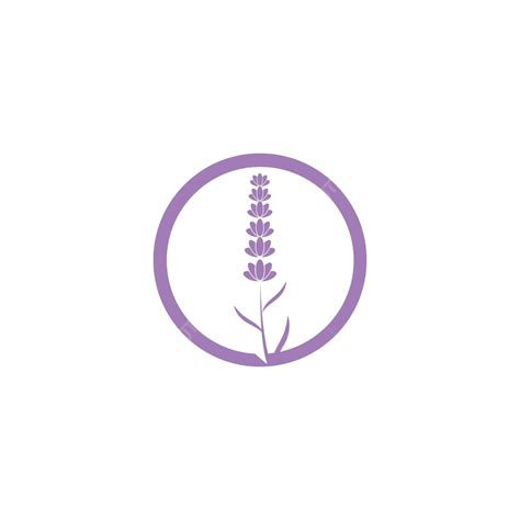 Lavender Logo Template Vector Symbol Floral Health Bouquet Vector ...