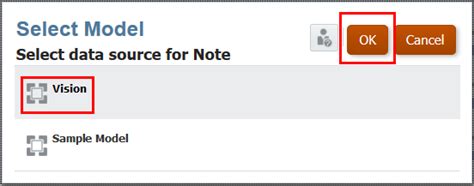 Changing the Data Source for the Note Template