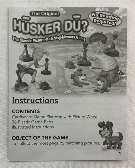 Husker Du Game - 2019 - Winning Moves - Great Condition | Mandi's Attic ...