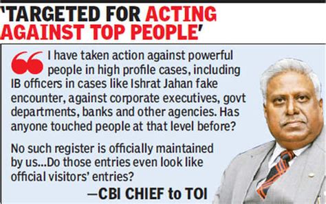 Could CBI chief Ranjit Sinha's wife be behind mysterious 'third ...