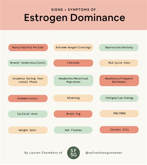 Excess Estrogen Symptoms