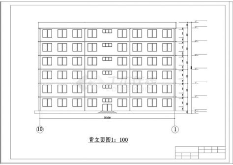88平方米小高层一梯两户住宅户型设计cad图(含效果图)_住宅小区_土木在线
