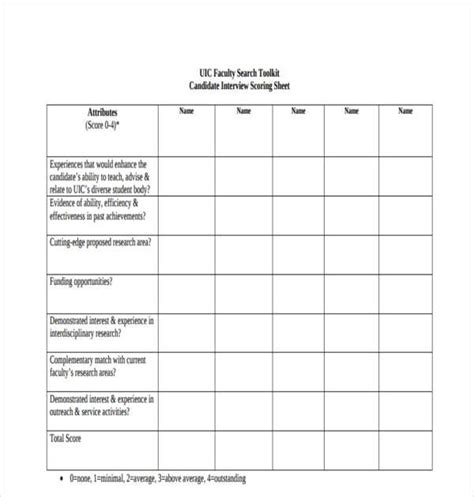 Image result for Scoring Matrix Template Excel