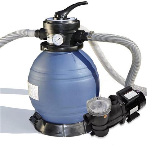 HYDROTOOLS BY SWIMLINE 19 Inch Sand Filter Combo Set With Stand & Multi ...