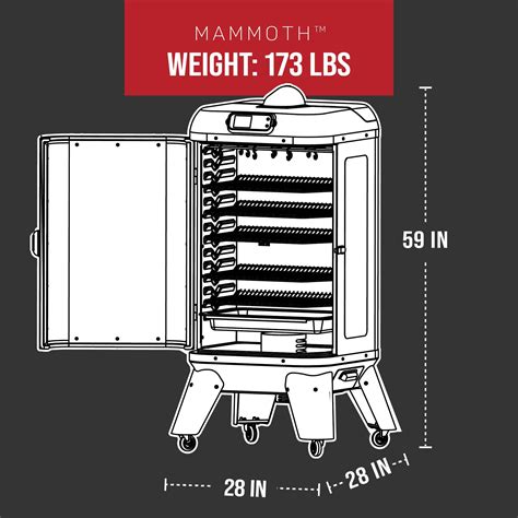 Mammoth Vertical Pellet Smoker | Grilla Grills