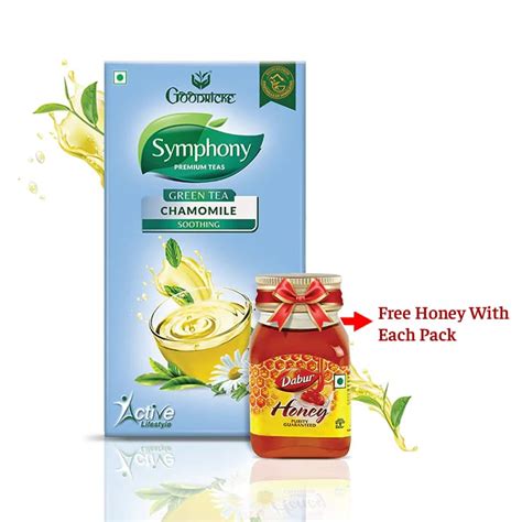 Green Tea Bags | Symphony Chamomile Green Tea, 25 Tea Bags – GOODRICKE TEA