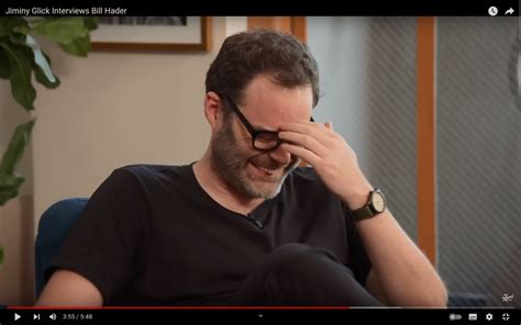 What's Bill Hader's watch? Screencap from 'Jiminy Glick Interviews Bill ...