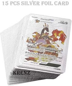 MOONZA Pokemon Silver Cards All Rare Series Set Of 15 Cards Best Gift ...