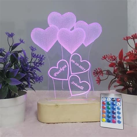 Buy SHAYONA 3D Illusion Led lamp Acrylic Personalized & Customized Gift ...