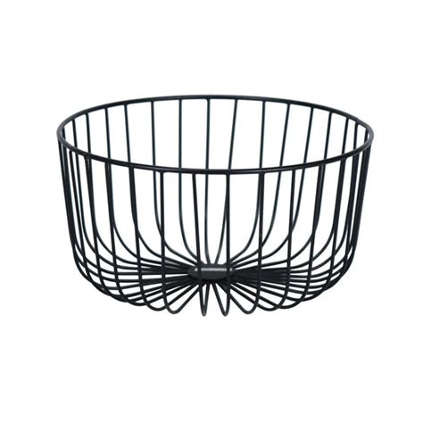 Minimalist Metal Wire Black Fruit Basket/Bowl – Maison Modern