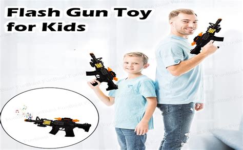 FunBlast Flash Gun Toy for Kids - Electric Gun Toy with Light and Sound ...