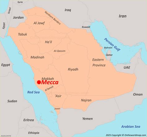 Mecca Map | Saudi Arabia | Discover Mecca (Makkah al-Mukarramah) with ...