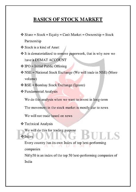 Image result for Stock Basics Tutorial