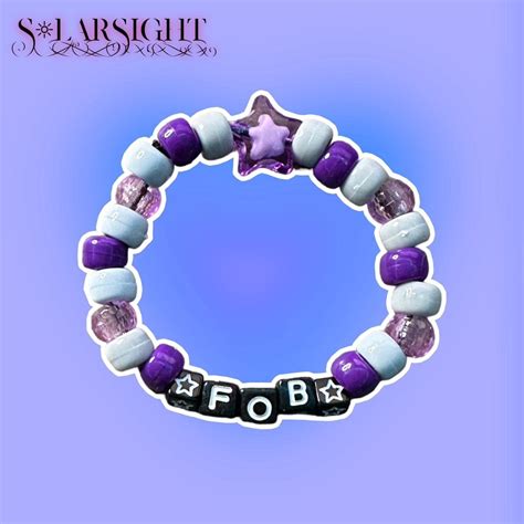 fall out boy acronym bracelet ♡ about 7 inches,... - Depop