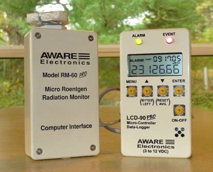 LCD-90 Pro + RM-60 Pro Geiger Counter - Radiation Monitor - Data Logger ...