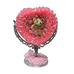 Valentines Gift - Unique Arts Beautiful Pink Heart Love Mirror ...
