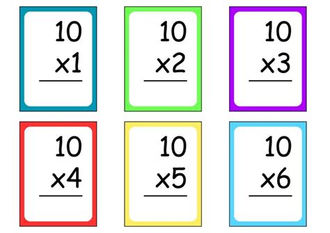 Multiplication Flashcards - Free Printables (48 Pages) - Teach Prints
