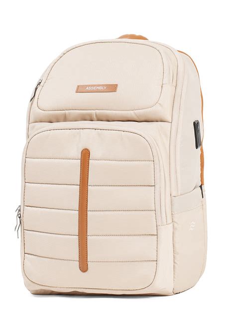 Odyssey Backpack | Beige | Everyday Laptop Backpack