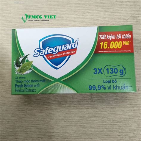 Safeguard Fresh Green Bar Soap With Herbal Extract 125g X 72 Boxes ...