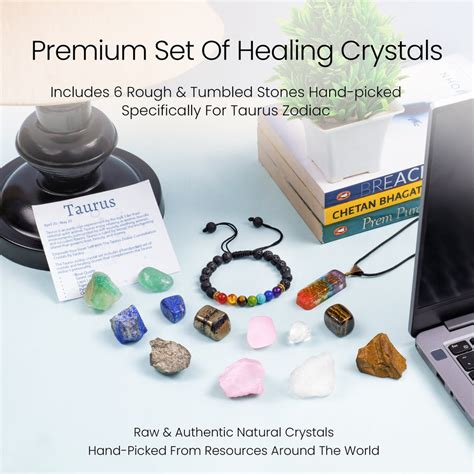 Taurus Healing Stones and Crystals Zodiac Kit – GemGlow