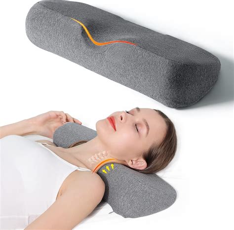 Cervical Neck Pillows for Pain Relief Sleeping, High-Density Memory ...