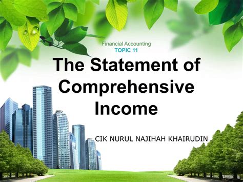 The Statement of Comprehensive Income .pptx