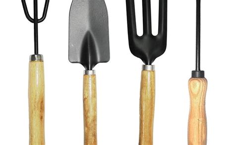Zollyss Gardening Tools kit Hand Cultivator, Small Trowel, Garden Fork ...