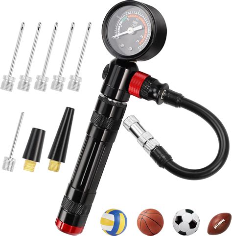 Amazon.com : Ball Pump with Pressure Gauge, Portable Air Pump for ...