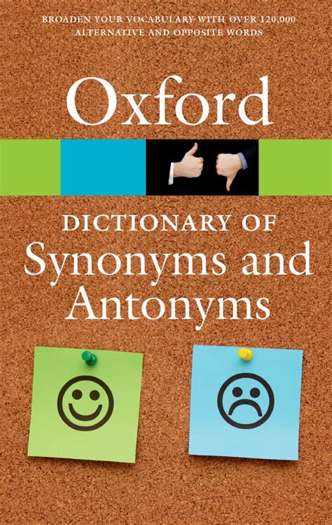 Oxford Dictionary of Synonyms & Antonyms 3e - Oxford University Press ...