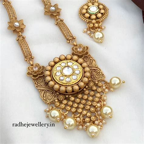 Rajwadi Long Haram – Radhe jewellery