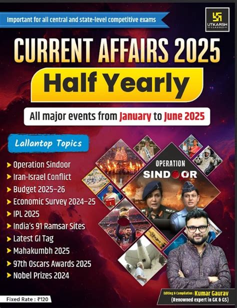 Utkarsh Classes Books & Monthly Magazine | Current Affairs 2025 – Vikas ...