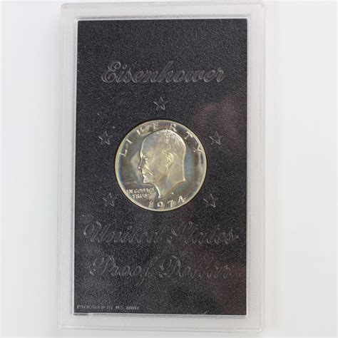 1974 Silver Proof Eisenhower Dollar | Property Room