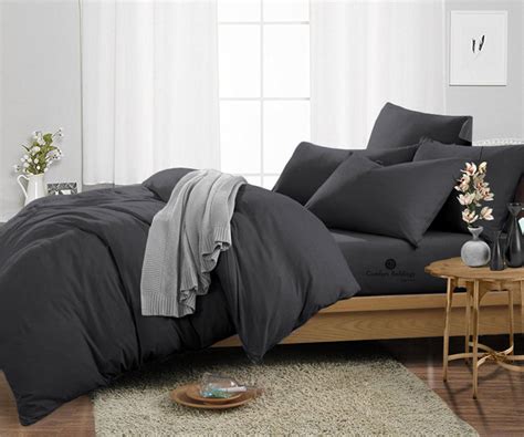 Dark Grey Duvet Cover | Comfort Beddings