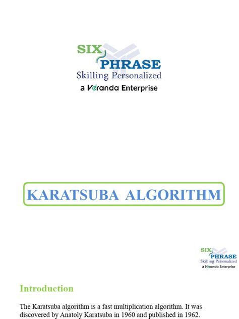 L16 - Karatsuba Algorithm | PDF | Multiplication | Time Complexity