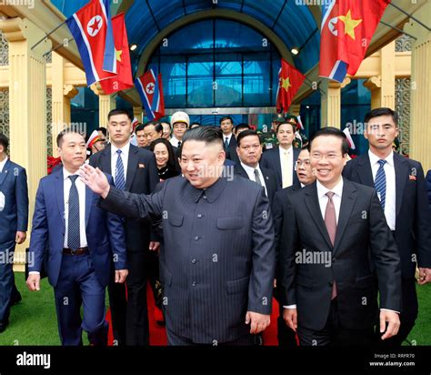 Hanoi, Vietnam. 26th Feb, 2019. In this photo provided by Vietnam News ...