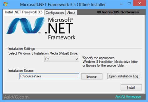 Install NET Framework 3.5 Offline Windows 8 ~ The One