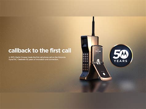 A call that changed the world: Motorola celebrates the 50-year ...