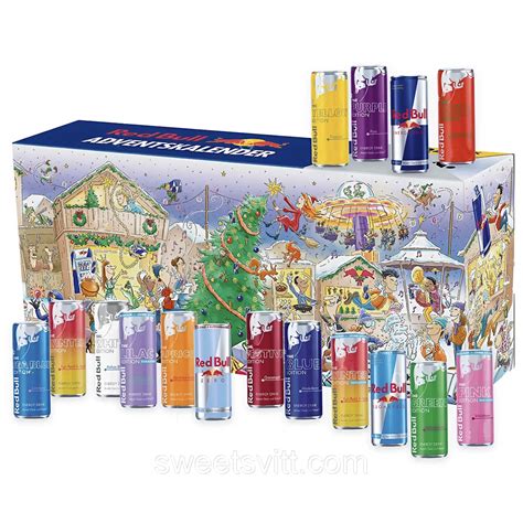 Адвент календар Red Bull Advent Calendar 2025 (24 банки × 250 мл), цена ...