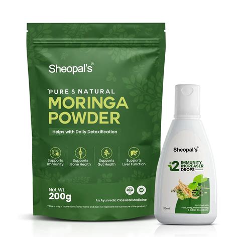 I2 Immunity Increaser & Moringa Leaf Powder to booster Immunity – Sheopals