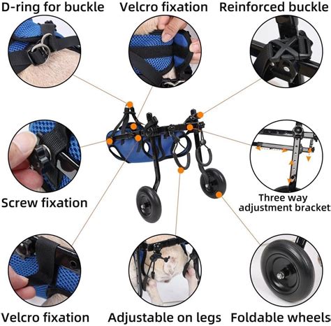 Small Dog Wheelchair for Back Legs, Adjustable Dog India | Ubuy