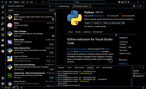 Image result for Installer Python Avec Visuel Code
