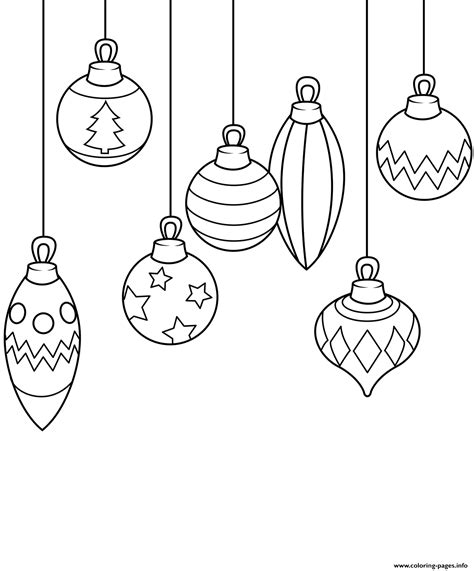 Free Printable Christmas Ornaments Coloring Pages Web 26 Christmas ...