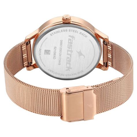 Buy Online Fastrack Fleek Quartz Analog Black Dial Stainless Steel ...